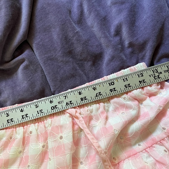 ALTAR’D STATE Pink & White Eyelet Mini Skirt Sz M - Picture 3 of 5